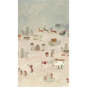 Dětské zboží Maileg - Balící papír - Santa in coming - 10m