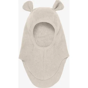 Kojenecká čepice HUTTELiHUT - Jarní kukla z bavlněného fleesu - Medvídek - Béžový VARIANTY: 4-6Y