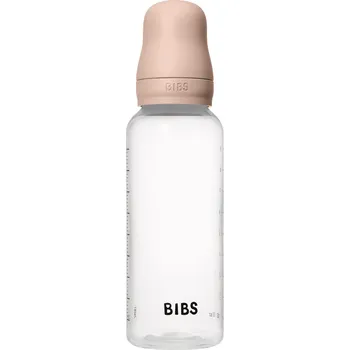 dudlíky BIBS antikoliková láhev se silikonovým dudlíkem 270ml - Blush