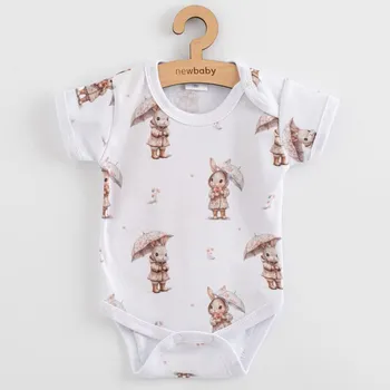 Kojenecký body NEW BABY Kojenecké body s krátkým rukávem bunny New Baby For Babies Vel. 86