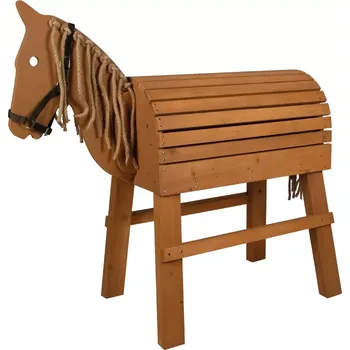 Odrážedlo small foot Dřevěný koník hnědý