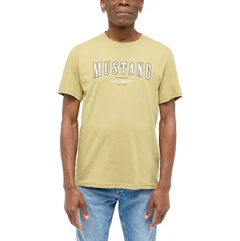 Pánské tričko Tričko Mustang Khaki 6393531 M