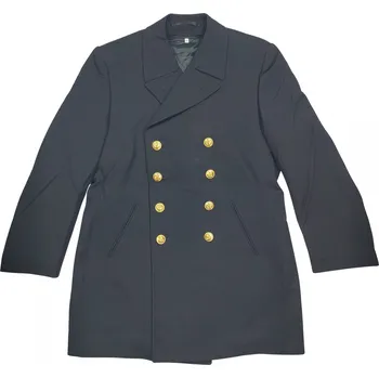 Pánský zimní kabát ARMÁDNÍ ORIGINÁL BW BUNDESWEHR Kabát BW kratší námořní vlněný plášť s vložkou Velikost: 33. (182/96)