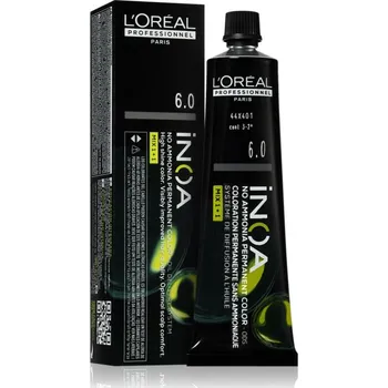Barva na vlasy L’Oréal Professionnel Inoa permanentní barva na vlasy bez amoniaku odstín 6.0 60 ml