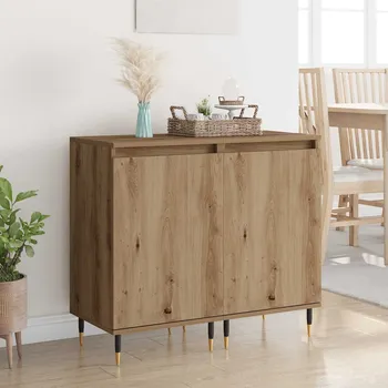 Servírovací skříň 2 pcs Artisanový dub 40 x 35 x 70 cm