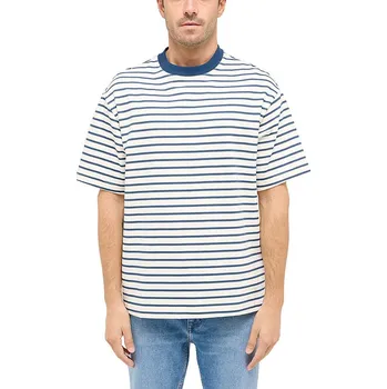 Oblečení a móda Tričko Mustang Weiß/ Blau 5266344 3XL