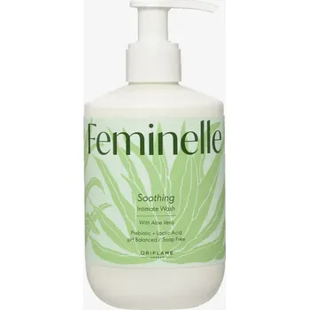 Tělový balzám Zklidňující mycí gel pro intimní hygienu s aloe vera Feminelle, 300ml