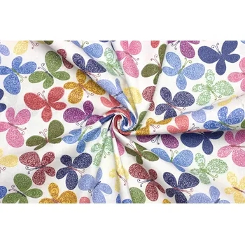 Bavlněné plátno - Motýli