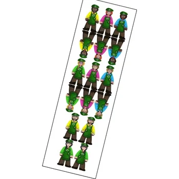 Příslušenství k deskovým hrám MeepleStickers Samolepky pro Moje kavárnička + rozšíření Sladké potěšení