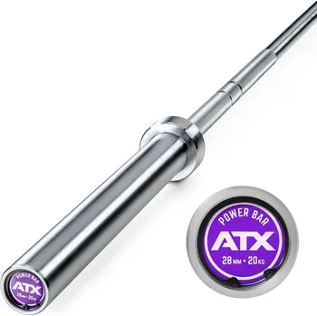 Tyč činky Olympijská osa Power Bearing Bar ATX LINE 220 cm +700 kg