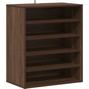 Botník Botník z materiálu na bázi dřeva, hnědý dub, 60x35x70 cm