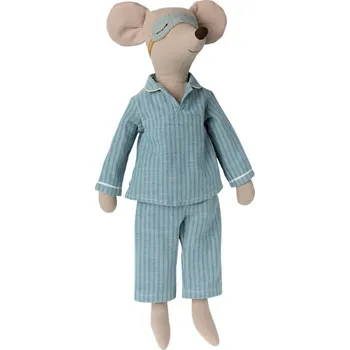 plyšák Maileg - Tatínek myšák v pyžamu - Maxi