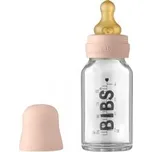 BIBS - Skleněná láhev 110ml Barva: Blush