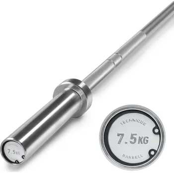 Tyč činky Extra lehká osa ATX LINE Technik Bar 1830/50 mm, úchop 28 mm, váha 7,5 kg