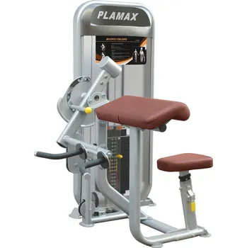 Posilovací stroj Biceps/Triceps IMPULSE Plamax, cihličkové závaží 113 kg
