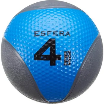 Medicinbal Medicinball gumový TRENDY 4 kg, modrý