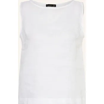 Van Laack Dámské Lněné Tričko Vl-Tae-Br, bílá, 38