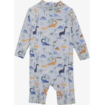 Kojenecké plavky Color Kids - Kojenecký overal s dlouhým rukávem - Dinosauři Varianta:: 98