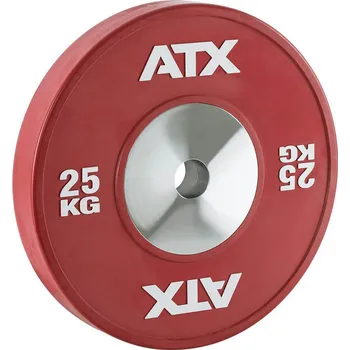 ATX LINE kotouč HQ Rubber Plates 25 kg, červený