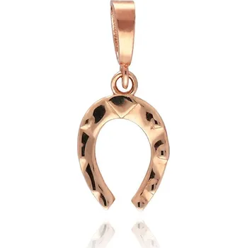 Přívěsek MOISS přívěsek z růžového zlata PODKOVA