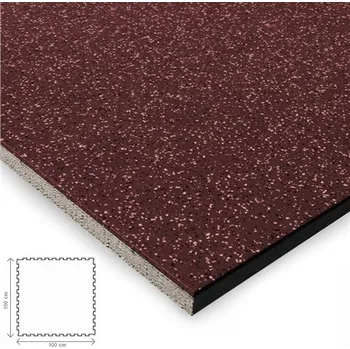 Podlaha do fitness puzzle Comfort Flooring MIX tl. 8 mm, Maroon