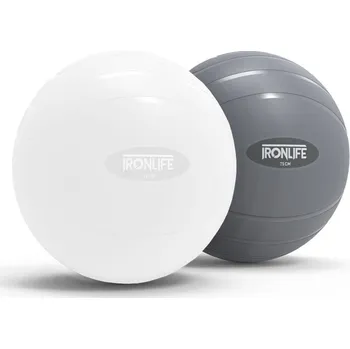 Gymnastický míč Gymnastický míč IRONLIFE 75 cm, tmavě šedý