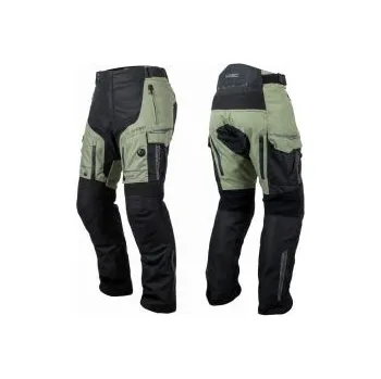 Moto kalhoty Moto kalhoty W-TEC Karmal - černo-olivově zelená, M