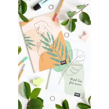 Zápisníky think less & feel more (2 ks) - SEIK