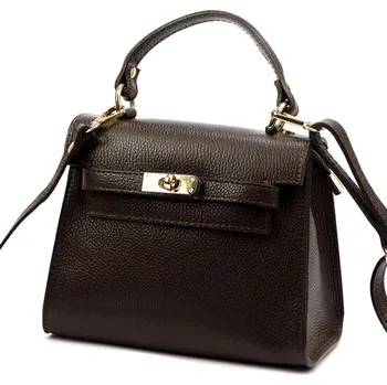 Kožená kabelka Luka hnědá KZ2260163