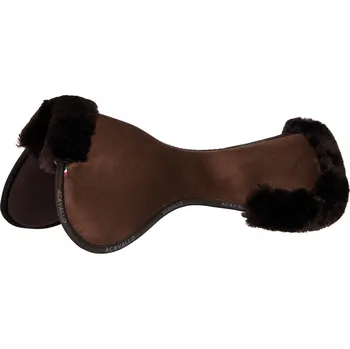 Sport Acavallo podložka z paměťové pěny CC s beránkem, VSS, plochá, os., hnědá, hnědá