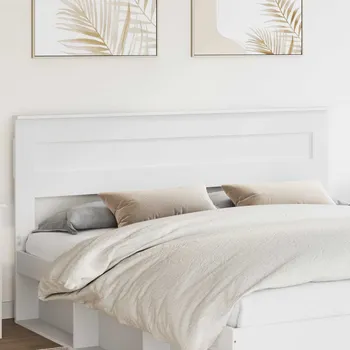 Čelo postele Bílá 180 cm Kompozitní dřevo