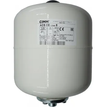Expanzní nádoba Expanzní nádoba k bojleru - bílá 8 litrů CIMM ACS CE - EXPCI035