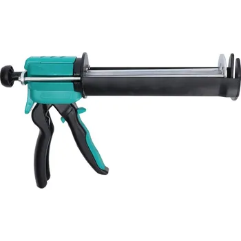 Vytlačovací pistole profi pistole dvoupístová vytlačovací - pro 400 ml kartuše, převodový poměr 29:1, softgrip