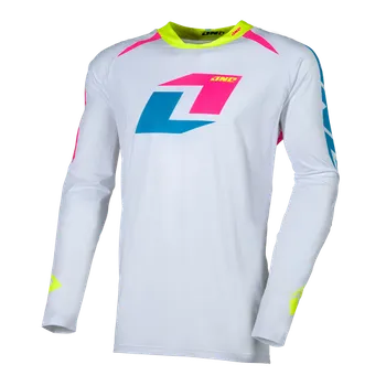 cyklistický dres Dres ONE INDUSTRIES X-297 MIAMI WHITE Velikost: XL