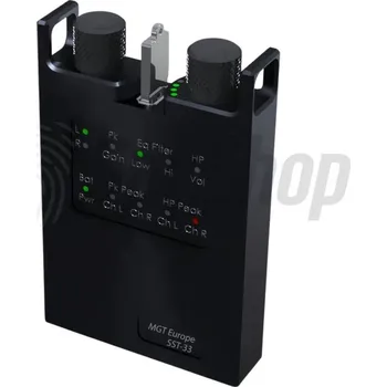 Diktafon MGT SST – profesionální mikrofon pro odposlech přes zeď, USB Host port pro ukládání záznamů, digitální zpracování signálu DSP