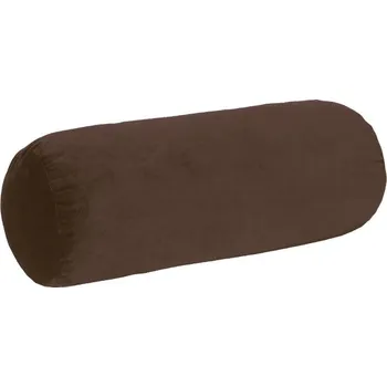 Bytový textil SCANquilt polštářek - válec VELVET hnědá 15 x 40 cm