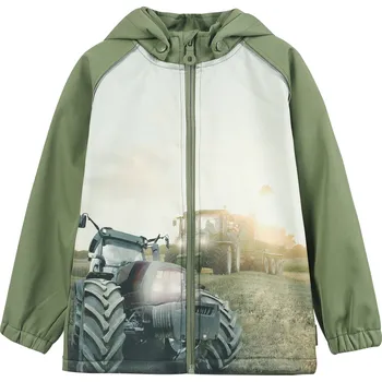 Kojenecká souprava Minymo - Softshellová bunda - Fotopotisk traktor Velikost: 92