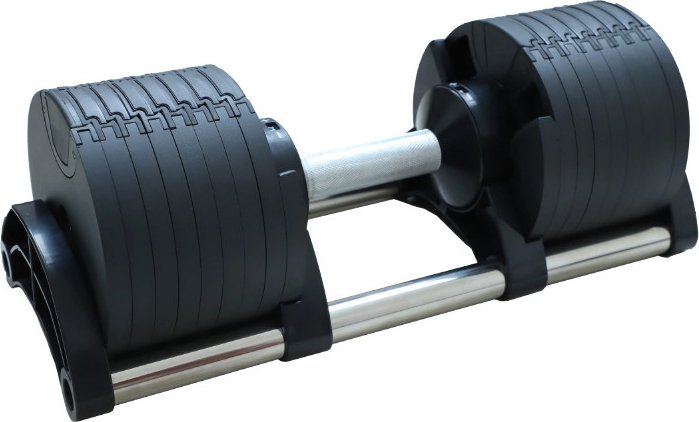 Nastavitelné činky IRONLIFE 4 - 36 kg, ČERNÁ, pár