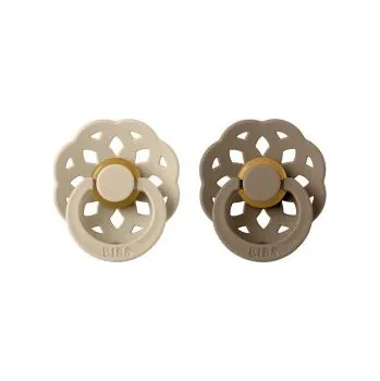 dudlíky BIBS Boheme - dudlík z přírodního kaučuku 2ks velikost 2 Barva: Vanilla/Dark Oak