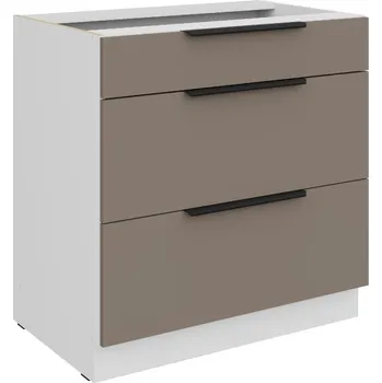 Nábytek Stolarz-Lempert Kuchyňská skříňka Aria TA-WH - dolní 80 D 3S šuplíková PREMIUM BOX