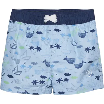 Kojenecké plavky Color Kids - Kojenecké koupací šortky s plenkou - Rybky a loďky Varianta:: 74