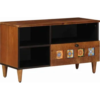 Televizní stolek vidaXL Televizní skříň se zásuvkou Vlašský ořech 80 x 33 x 46 cm [4018241]