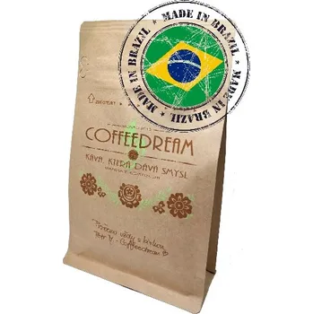 COFFEEDREAM | BRAZÍLIE EAGLE MONTE CARMELO - 100g / třívrstvý sáček se zipem / pražení COFFEEDREAM / Zrnková Káva CARMELO A114