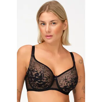Podprsenka Podprsenka Azal Malwa - nevyztužená Barva: Černá, Velikost: 70E