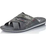 Pánská Pánské nazouváky RIEKER 21062-15 modrá S6 21062-15 BLUE F/S6 41