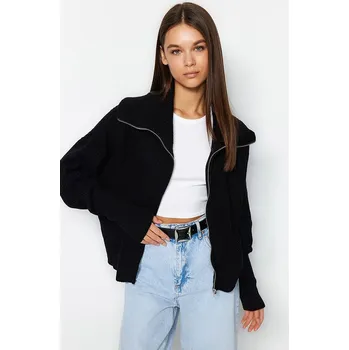Dámský svetr trendyol Schwarz 1519817 S