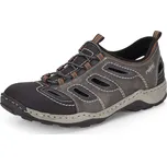 Pánská Pánské sandály RIEKER 08065-02 šedá S6 08065-02 GREY COMBINATION F/S6 42