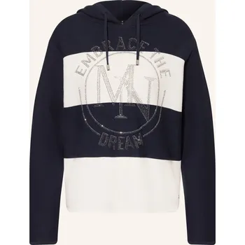 Dámský svetr Monari Dámská Pletená Mikina S Kapucí A Ozdobnými Kamínky,...