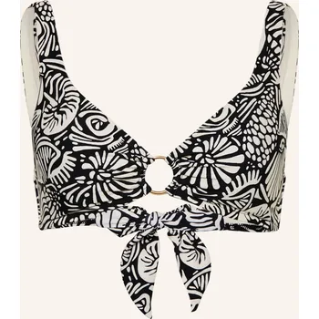 Dámské spodní prádlo Seafolly Dámská Bralette Bikiny Shells, černá / krémová, 36