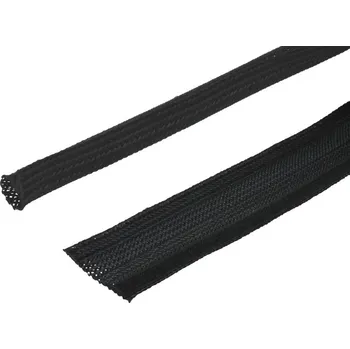 kabelová chránička Ochranný oplet 13 mm se suchým zipem / černý